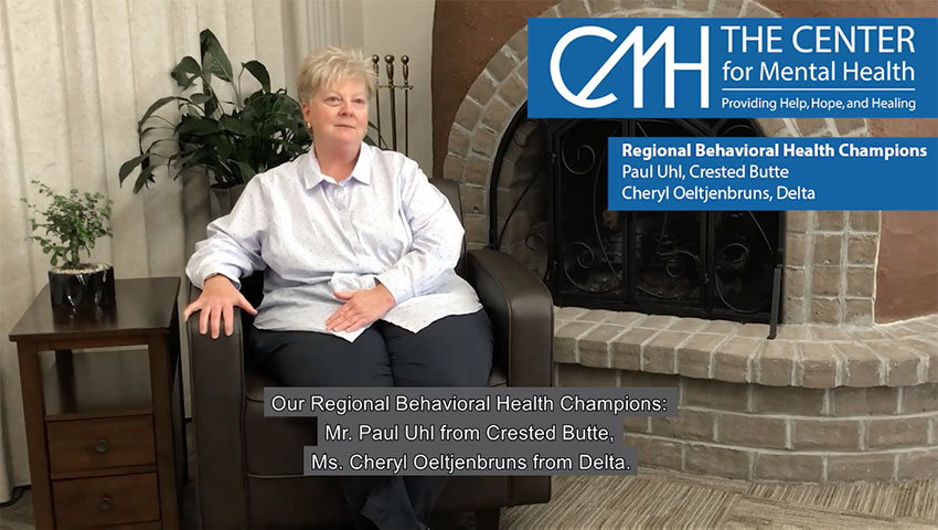 Paul Uhl named 2020 Behavioral Health Champion in Crested Butte by The Center for Mental Health in Colorado